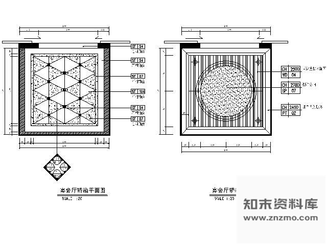 图块/节点酒店电梯桥箱详图