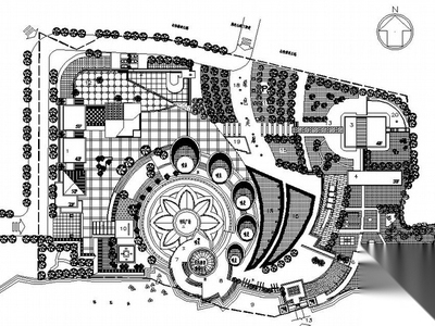 上海某广场修建性规划方案