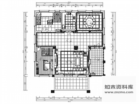 施工图福建豪华现代风格私人别墅室内装修施工图