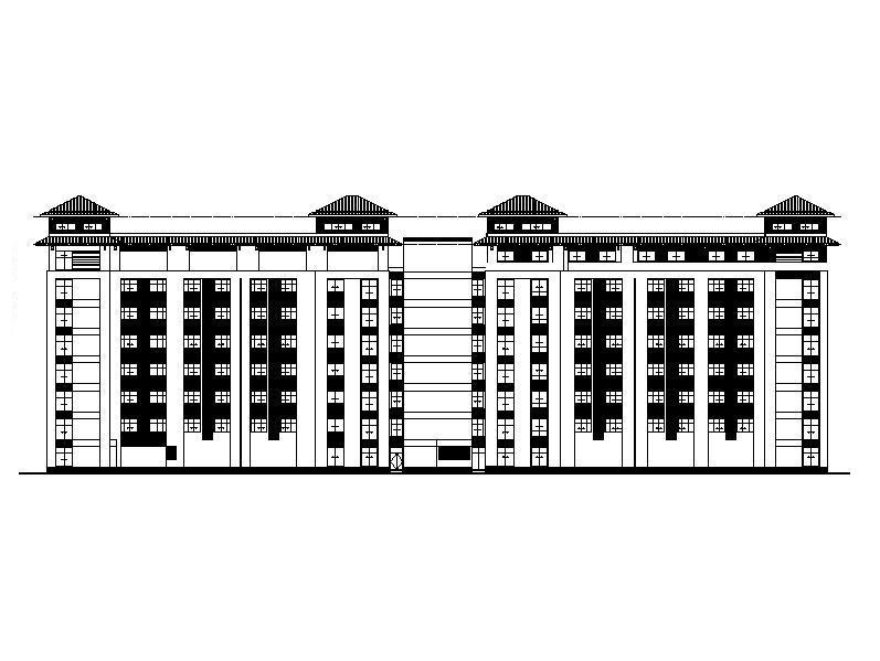 [江苏]高层框架市级福利院建筑施工图（含招标文件与水...