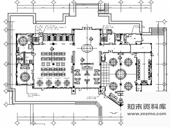 施工图青岛现代时尚计算机软件服务会所室内装修施工图