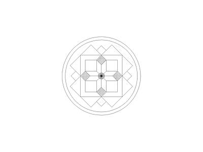 地面拼花 现代家具图块别墅家具图块施工图