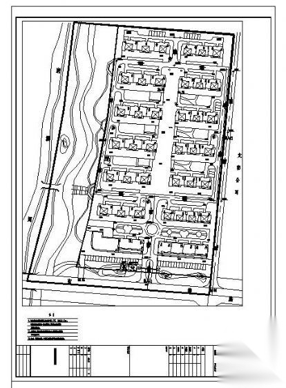 某小区室外热力网工程施工图设计 市政给排水 给排水图