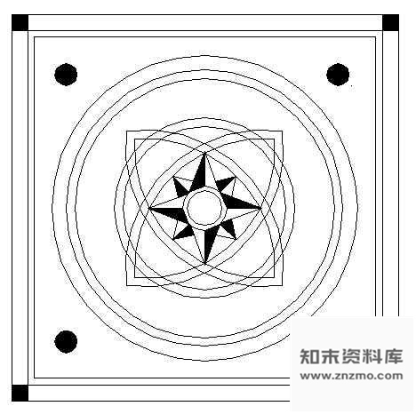 图块/节点铺地花纹图块22