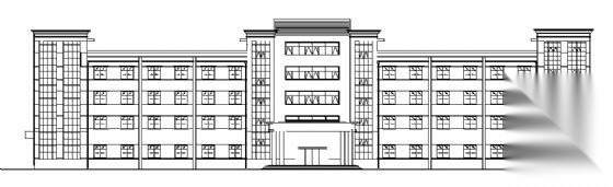 某生产基地四层办公楼建筑施工图