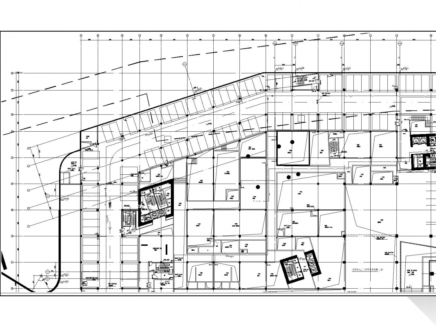 万科多层办公楼给排水消防施工图设计 建筑给排水 给排水图