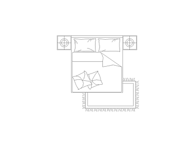 床 室内家具通用图块材料表灯具等