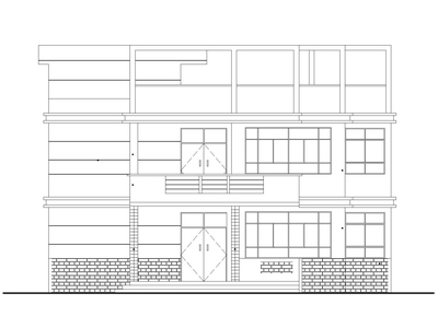 两层农村自建房建筑施工图（CAD）