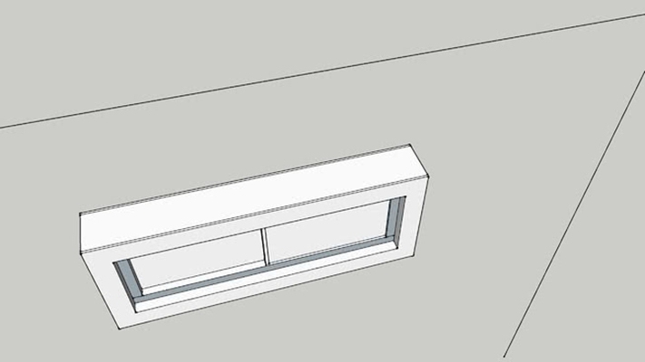 推拉窗 草图大师模型