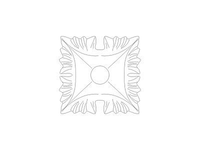 雕塑装饰构件 五套柜体立面图纸