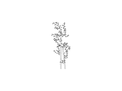 景观灯具详图 竹子