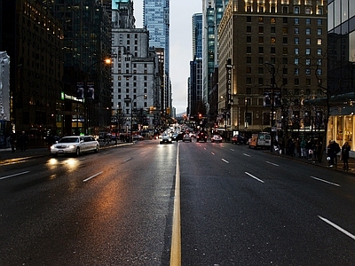 外景都市风景 白天城市外景