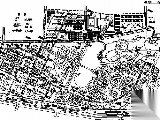 [湖南]某校园扩建总体规划施工图