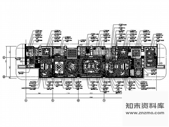 施工图五星级酒店总统套房内装修图