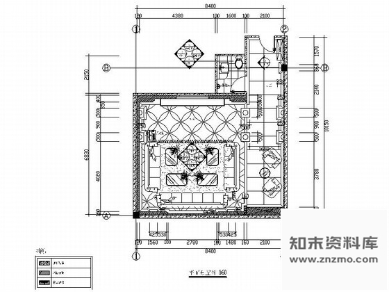 施工图北京某宾馆KTV高端豪华包间全套装修图