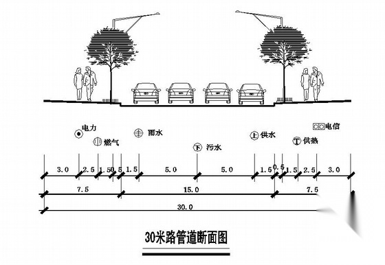邯郸市某小区室外排水工程图纸 市政给排水 给排水图
