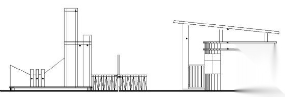 某大门门卫室建筑施工图