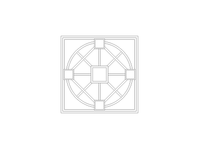 地面拼花 中式家具图块