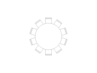 桌椅 办公家具模块