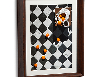 装饰画带框挂画