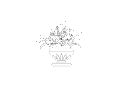 种绿植盆栽图块 植物