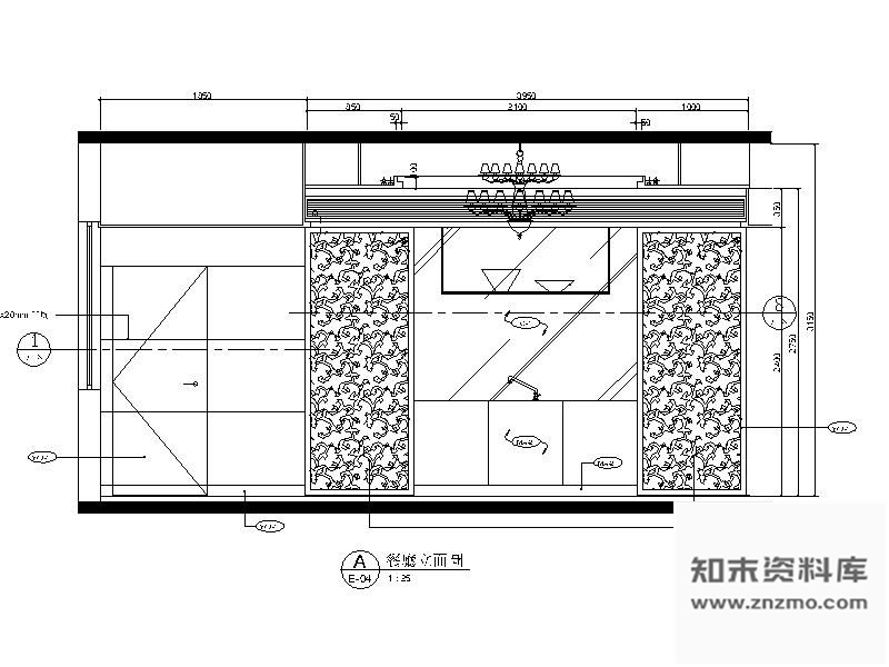 图块/节点餐厅立面图