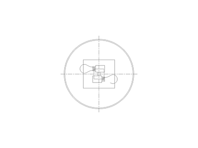 灯具图块 室内床模块施工图