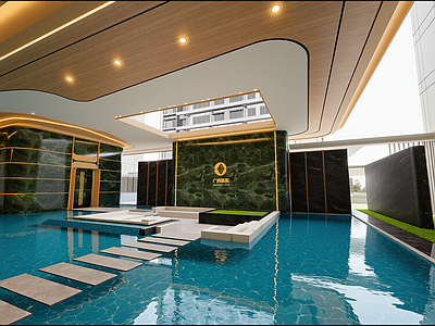 现代售楼处建筑