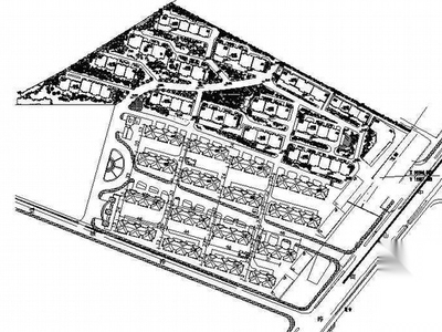 万科某小区全套绿化施工图 居住区景观