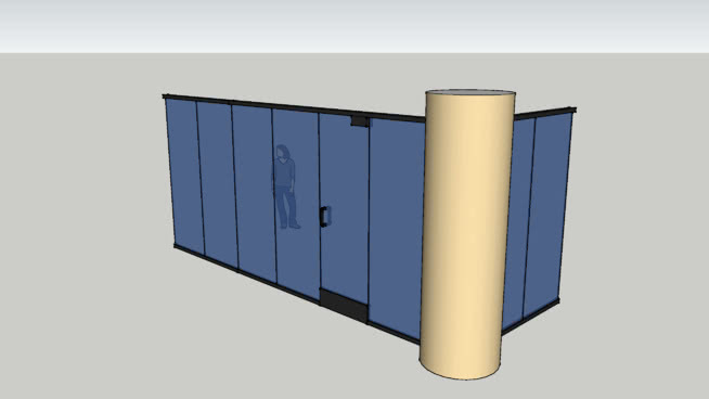 全玻璃店面 柜子 垃圾箱 显示器 监视器 家居物品