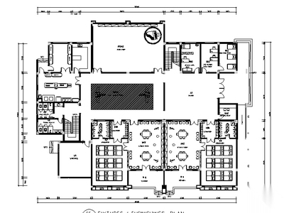 株洲榕树花园幼儿园室内装修施工图及效果图
