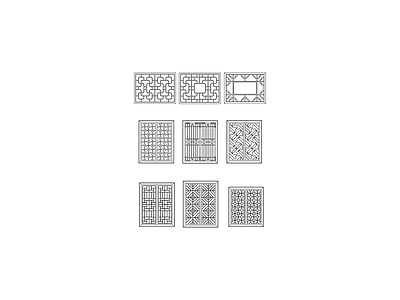 家具 明式窗