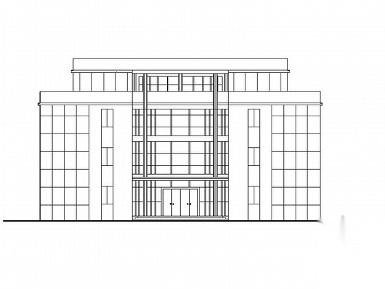 [湖南]多层框架结构商务会所建筑施工图 娱乐会所