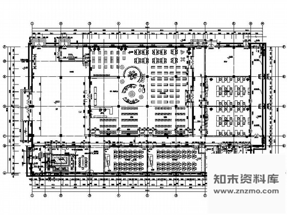 施工图北京现代简约图文综合楼室内设计CAD装饰施工图