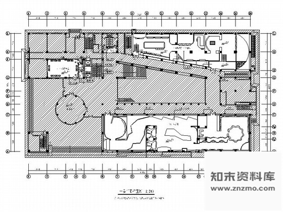 施工图陕西著名大学综合性现代博物馆室内装修施工图含效果