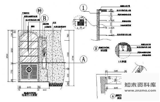 图块/节点造型墙面 墙面通用节点