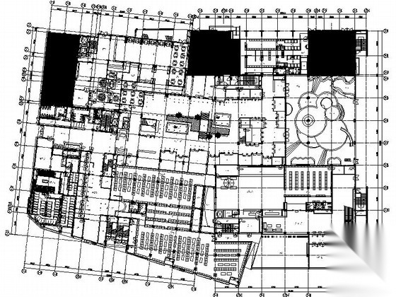 [天津]日式风情主题温泉会所室内CAD施工图（含方案）