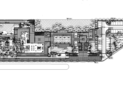 [云南]新中式风格示范区植物CAD施工图+SU