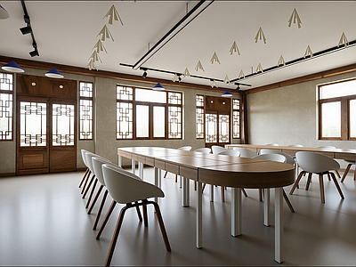 中式其他学校空间