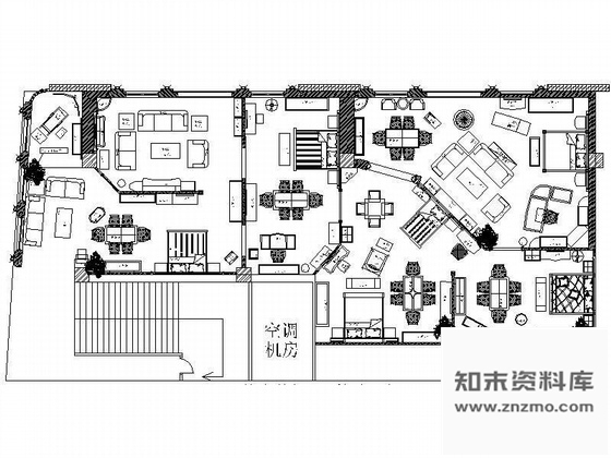 施工图欧式家具专卖店设计方案