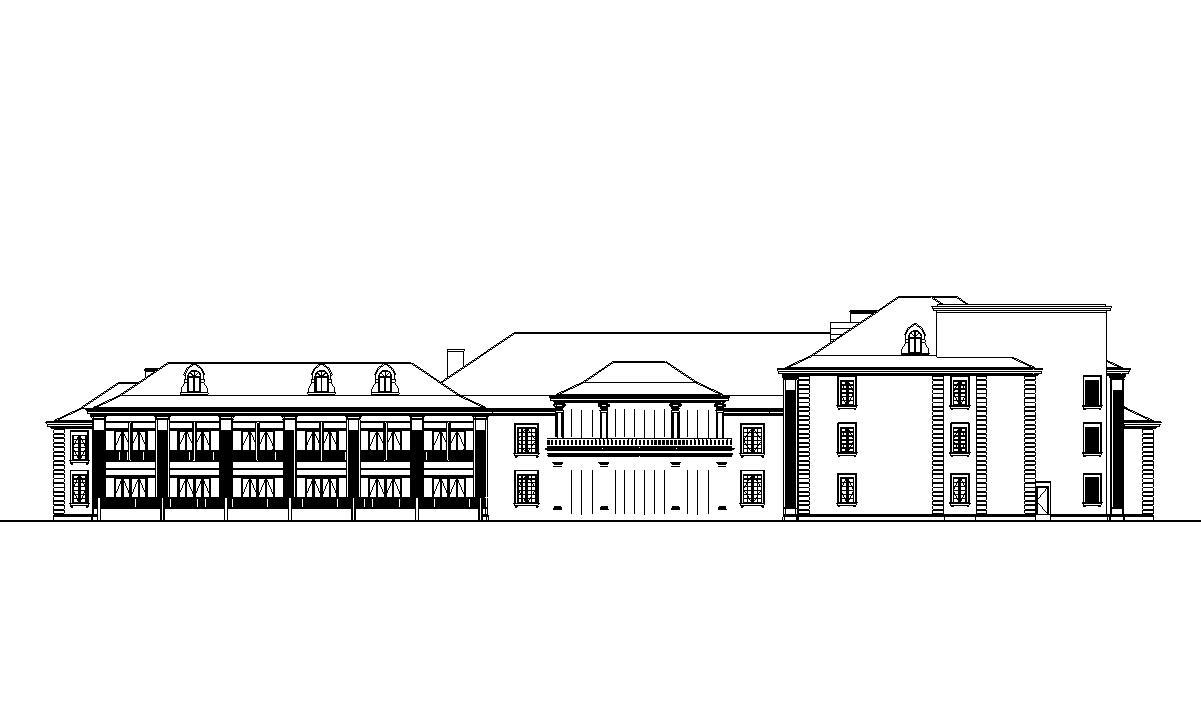 [上海]现代风格瑞金宾馆建筑施工图设计（CAD）