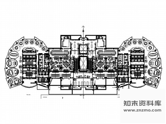 施工图北京朝阳建国门外双塔式写字楼内特色餐厅施工图含实景图