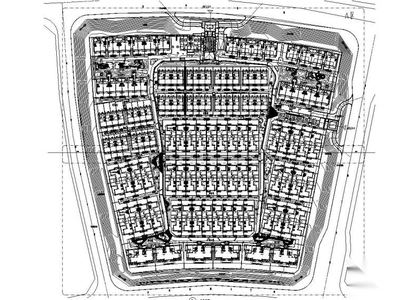 [北京]北京院子全套施工图设计（园林建筑|CAD） 居住区景观