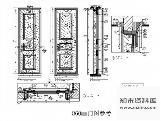 图块/节点老人房卫生间门详图 通用节点