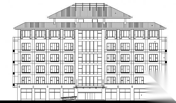 南京某六层国税局建筑施工图