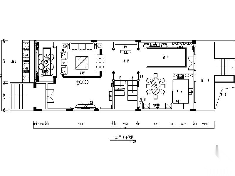 混搭顶级三层别墅施工图