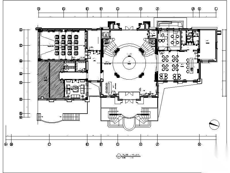 [大连]高端休闲售楼处会所设计施工图（含实景图）