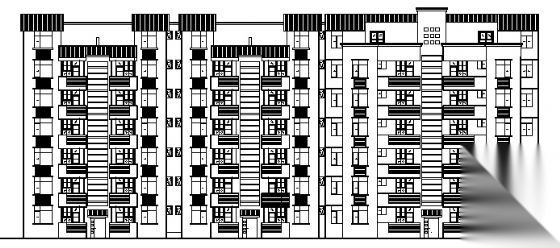 丽景苑小区某七层住宅楼施工图