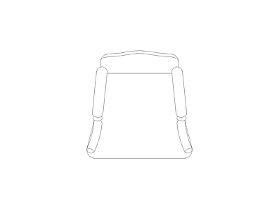 沙发 平立面图图块平面图块