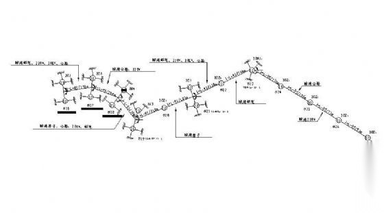 某农网改造10KV主线路竣工图